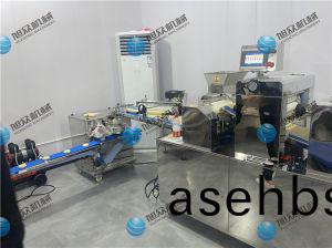 宁波廖老板酥饼机生产线已调试完毕(bi)，已投入生产